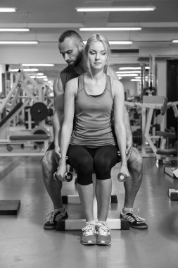 Spor çift spor eğitim üzerinde.