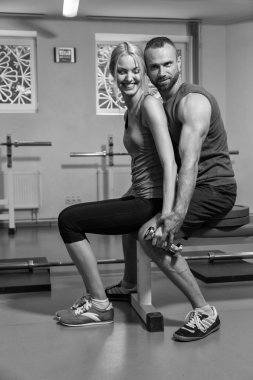 Spor çift spor eğitim üzerinde.