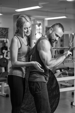 Spor çift spor eğitim üzerinde.