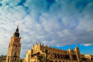 Krakow, Polonya - 28 Eylül 2015: Krakow en çok ziyaret edilen Polonya'da yabancı turistler ve Polonyalılar arasında bir şehirdir.