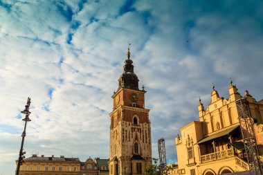 Krakow, Polonya - 28 Eylül 2015: Krakow en çok ziyaret edilen Polonya'da yabancı turistler ve Polonyalılar arasında bir şehirdir.