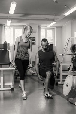 Spor çift spor eğitim üzerinde..