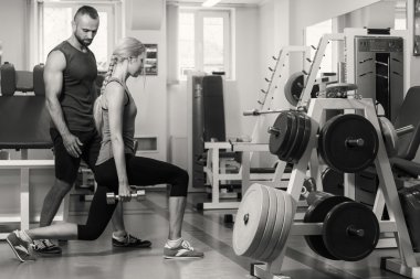 Spor çift spor eğitim üzerinde..