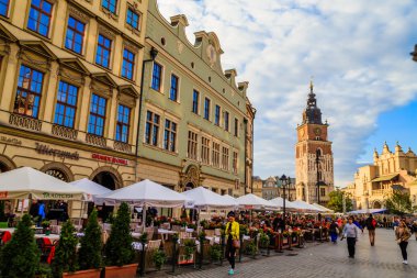 Krakow, Polonya - 23 Eylül: Krakow, Polonya üzerinde 23 Eylül 2015 sokaklarında