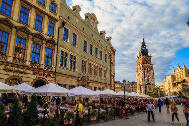 Krakow, Polonya - 23 Eylül: Krakow, Polonya üzerinde 23 Eylül 2015 sokaklarında