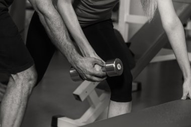 Spor çift spor eğitim üzerinde.