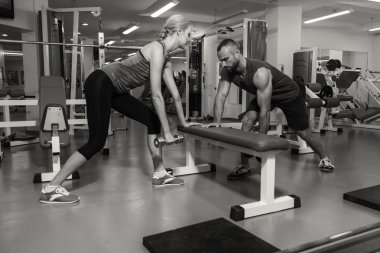 Spor çift spor eğitim üzerinde.