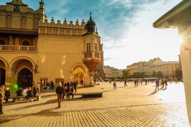 Krakow, Polonya - 23 Eylül: Krakow, Polonya üzerinde 23 Eylül 2015 sokaklarında