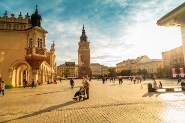 Krakow, Polonya - 23 Eylül: Krakow, Polonya üzerinde 23 Eylül 2015 sokaklarında