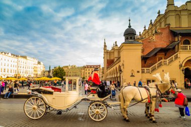 Krakow, Polonya - 23 Eylül: Krakow, Polonya üzerinde 23 Eylül 2015 sokaklarında