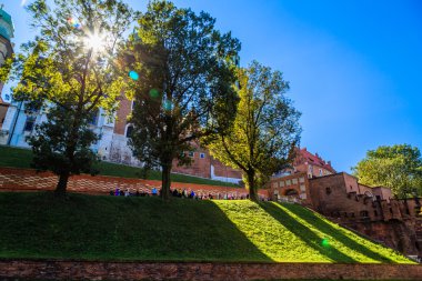 Krakow, Polonya - 23 Eylül: Krakow, Polonya üzerinde 23 Eylül 2015 sokaklarında