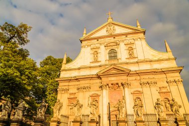 Krakow, Polonya - 23 Eylül: Krakow, Polonya üzerinde 23 Eylül 2015 sokaklarında