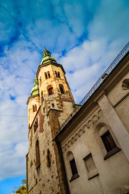 Krakow, Polonya - 23 Eylül: Krakow, Polonya üzerinde 23 Eylül 2015 sokaklarında