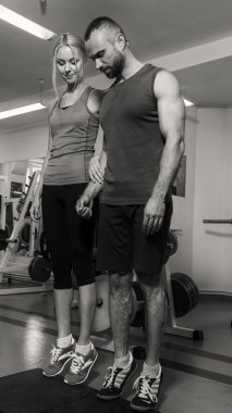 Spor çift spor eğitim üzerinde.