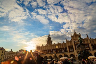 Krakow, Polonya - 23 Eylül: Krakow, Polonya üzerinde 23 Eylül 2015 sokaklarında