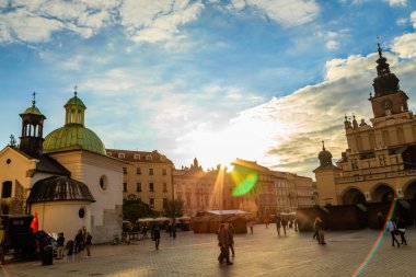 Krakow, Polonya - 23 Eylül: Krakow, Polonya üzerinde 23 Eylül 2015 sokaklarında
