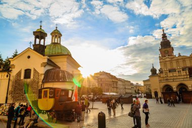 Krakow, Polonya - 23 Eylül: Krakow, Polonya üzerinde 23 Eylül 2015 sokaklarında