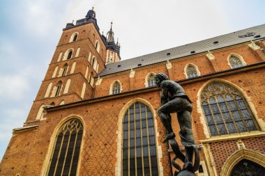 Krakow, Polonya - 23 Eylül: Krakow, Polonya üzerinde 23 Eylül 2015 sokaklarında