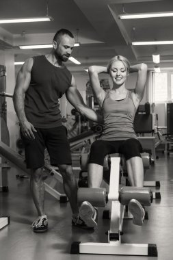 Spor çift spor eğitim üzerinde. .