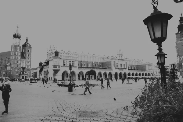 KRAKOW, POLAND - SEPTEMBER 23: Beautiful views of Krakow , Poland on September 23, 2015 — Stock Photo, Image