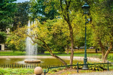 Krakow, Polonya - 15 Eylül: Krakow, Polonya'nın güzel görüşlerini 23 Eylül 2015