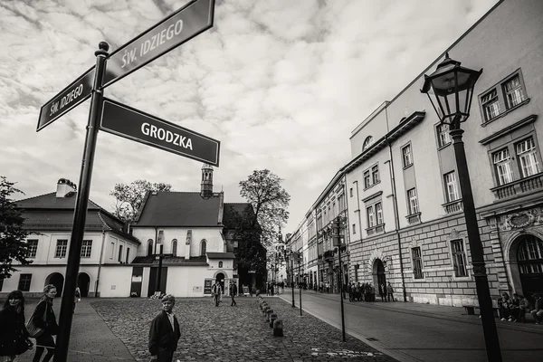 克拉科夫，波兰对 2015 年 9 月 23 日，波兰的克拉科夫-9 月 15 日 ︰ 美丽的景色 — 图库照片