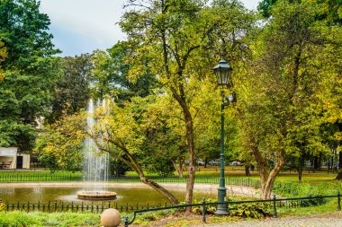 Krakow, Polonya - 15 Eylül: Krakow, Polonya'nın güzel görüşlerini 23 Eylül 2015