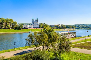 Krakow, Polonya - 15 Eylül: Krakow, Polonya'nın güzel görüşlerini 23 Eylül 2015