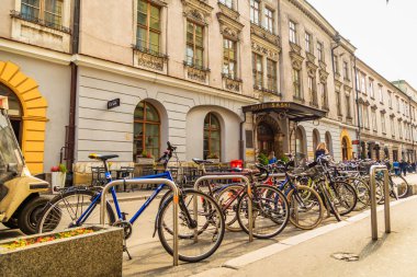 Krakow, Polonya - 15 Eylül: Krakow, Polonya 22 Eylül 2015 tarihinde sokaklarında