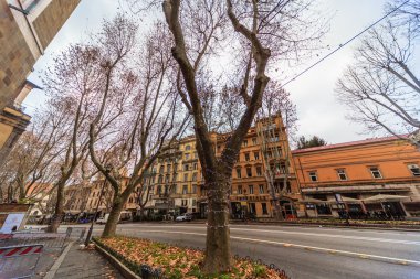 Roma - 6 Ocak: Sokaklar, Roma, Antik Roma 6, 2016 yılında Roma, İtalya.