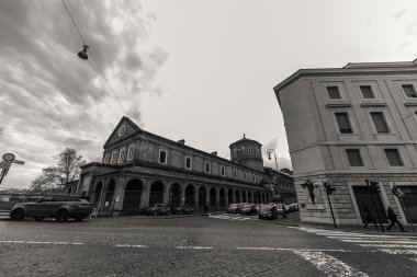 Roma - 6 Ocak: Sokaklar, Roma, Antik Roma 6, 2016 yılında Roma, İtalya.