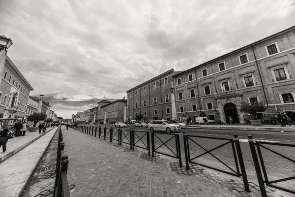 Roma - 6 Ocak: Sokaklar, Roma, Antik Roma 6, 2016 yılında Roma, İtalya.