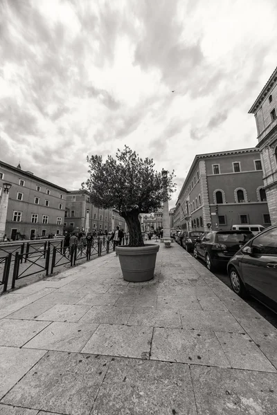 Roma - 6 Ocak: Sokaklar, Roma, Antik Roma 6, 2016 yılında Roma, İtalya.