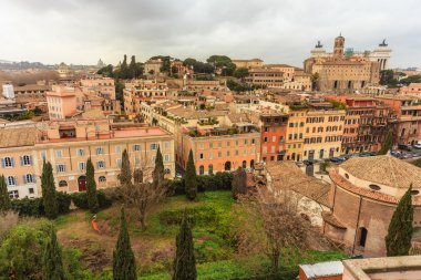 Roma - 5 Ocak: Görünüm, Roma'dan gözlem platformu 5, 2016 yılında Roma, İtalya.