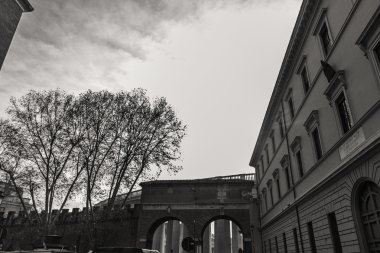 Roma - 6 Ocak: Sokaklar, Roma, Antik Roma 6, 2016 yılında Roma, İtalya.