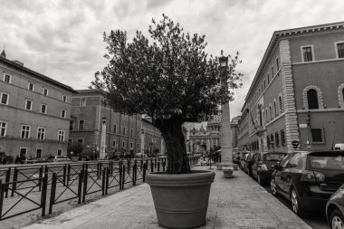 Roma - 6 Ocak: Sokaklar, Roma, Antik Roma 6, 2016 yılında Roma, İtalya.