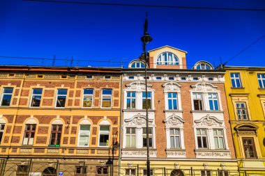 Krakow, Polonya - 15 Eylül: Güzel nehir Vistula, Polonya üzerinde 22 Eylül 2015