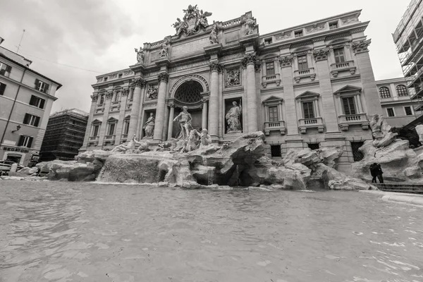 Rom - 6 januari: Fin utsikt över Fontana di Trevi 6, 2016 i Rom, Italien. — Stockfoto