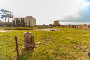 Roma - 13 Ocak: Roma Forumu Roma, İtalya görünümü üzerinde 13 Ocak 2016.
