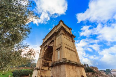 Roma - 13 Ocak: Güzel kemer üzerinde 13 Ocak 2016 Roma Roma, İtalya.