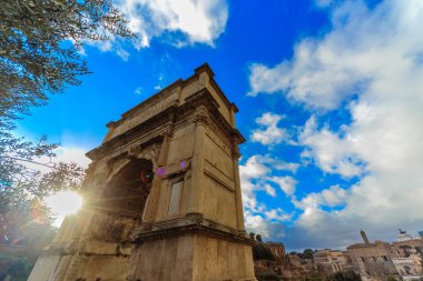 Roma - 13 Ocak: Güzel kemer üzerinde 13 Ocak 2016 Roma Roma, İtalya.