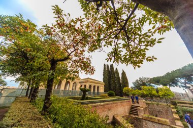 Roma - 6 Ocak: Kemerli ve kalıntıları Roma Forumu 6, 2016 yılında Roma, İtalya.