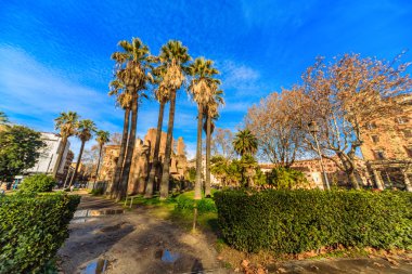 Roma - 09 Ocak: Güzel Park Roma 09 Ocak 2016 Roma, Italy.Rome, İtalya.