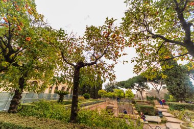 Roma - 6 Ocak: Kemerli ve kalıntıları Roma Forumu 6, 2016 yılında Roma, İtalya.