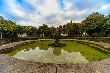 Roma - 09 Ocak: Güzel Antik Roma Çeşmesi 09 Ocak 2016 Roma, Italy.Rome, İtalya.