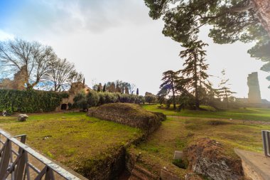 Roma - 6 Ocak: Kemerli ve kalıntıları Roma Forumu 6, 2016 yılında Roma, İtalya.