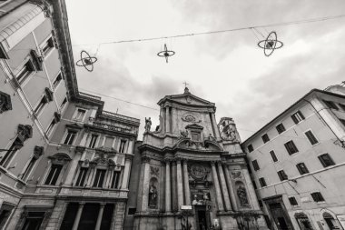 Roma - 6 Ocak: Güzel sokaklarında Roma 6, 2016 yılında Roma, İtalya.