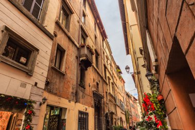 Roma - 6 Ocak: Sokaklar, Roma, Antik Roma 6, 2016 yılında Roma, İtalya.