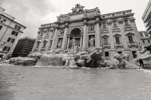 Rom - 6 januari: Fin utsikt över Fontana di Trevi 6, 2016 i Rom, Italien. — Stockfoto