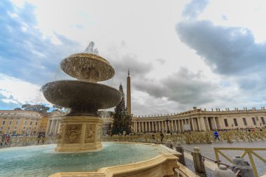 Roma - 6 Ocak: St. Peter's Square, Antik Roma 6, 2016 yılında Roma, İtalya.